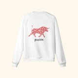 Portraits de Famille Dar Vida The Sweatshirt Pasión Off-White Heavy Cotton Back