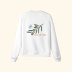 Portraits de Famille Dar Vida The Sweatshirt Ramas De Vida Off White Heavy Cotton Back