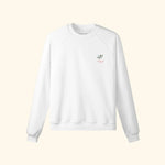 Portraits de Famille Dar Vida The Sweatshirt Ramas De Vida Off White Heavy Cotton Front