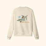 Portraits de Famille Dar Vida The Sweatshirt Ramas De Vida Pastel Beige Heavy Cotton Back