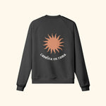 Portraits de Famille Dar Vida The Sweatshirt Sol Midnight Black Heavy Cotton Back
