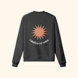 Portraits de Famille Dar Vida The Sweatshirt Sol Midnight Black Heavy Cotton Back
