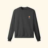 Portraits de Famille Dar Vida The Sweatshirt Sol Midnight Black Heavy Cotton Front