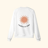 Portraits de Famille Dar Vida The Sweatshirt Sol Off White Heavy Cotton Back