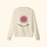 Portraits de Famille Dar Vida The Sweatshirt Sol Pastel Beige Heavy Cotton Back