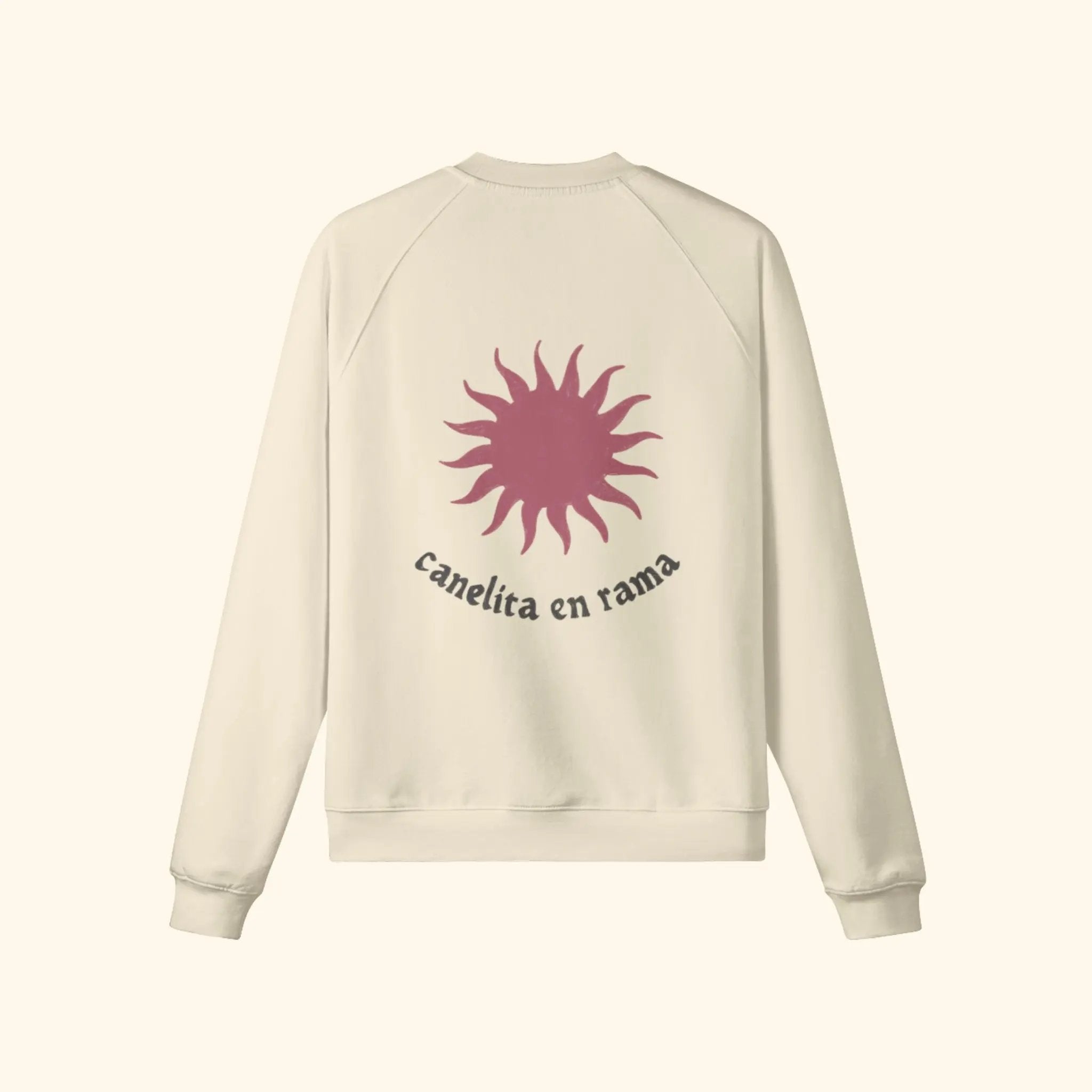 Portraits de Famille Dar Vida The Sweatshirt Sol Pastel Beige Heavy Cotton Back