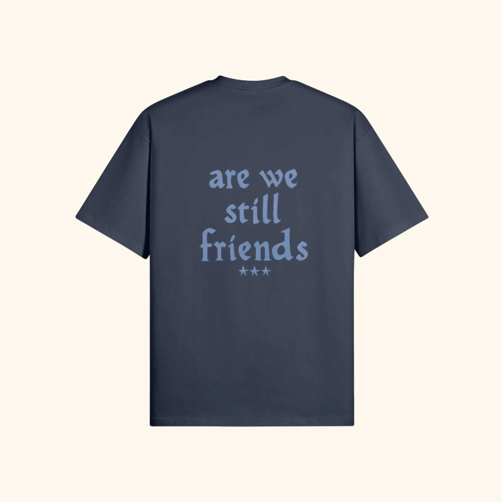 Portraits de Famille Dar Vida The Tee Amigos Harbor Blue Heavy Cotton Back