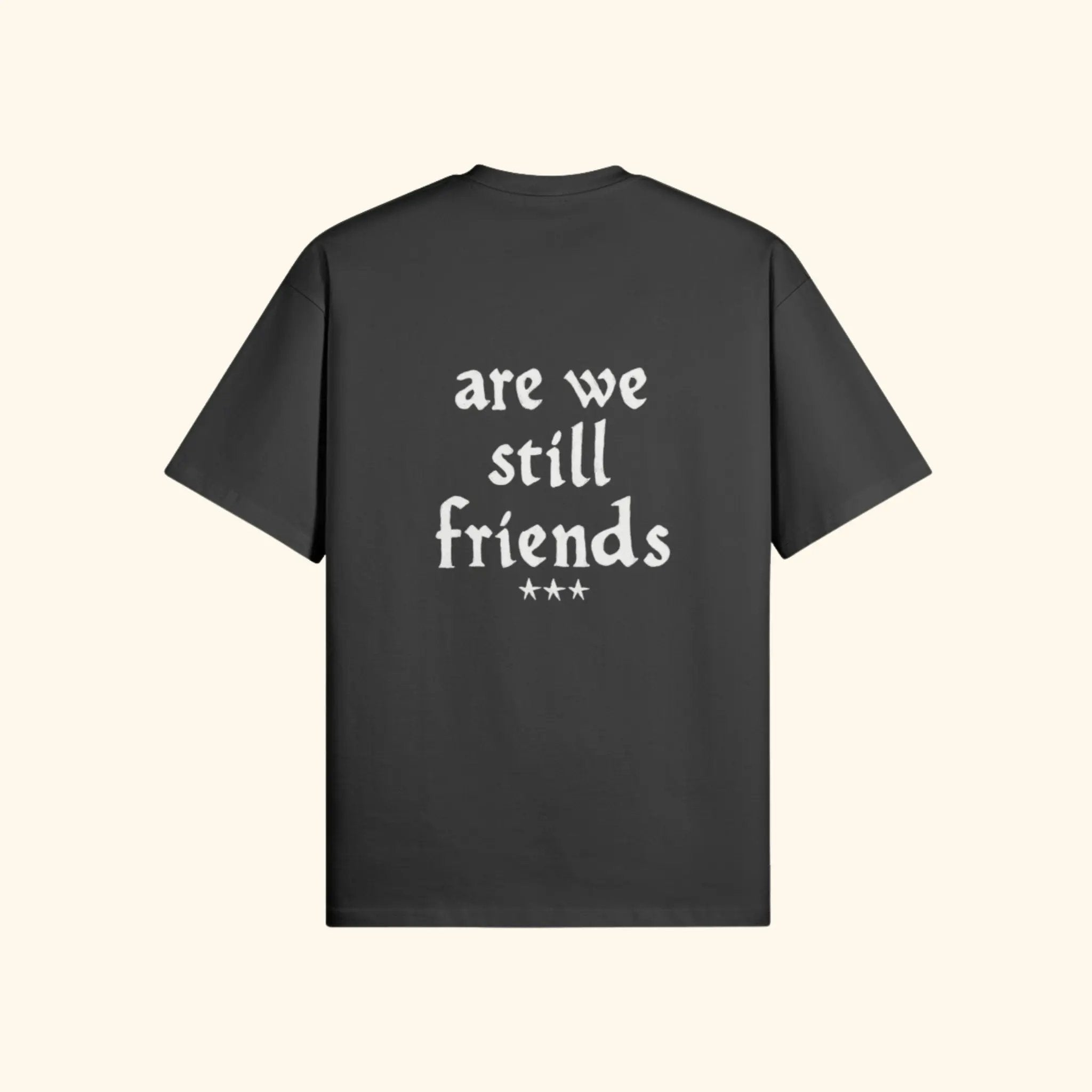 Portraits de Famille Dar Vida The Tee Amigos Midnight Black Heavy Cotton Back