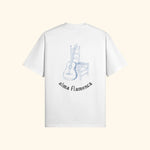 Portraits de Famille Dar Vida The Tee Flamenca Off White Heavy Cotton Back