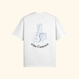 Portraits de Famille Dar Vida The Tee Flamenca Off White Heavy Cotton Back