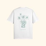Portraits de Famille Dar Vida The Tee Flor Off White Heavy Cotton Back