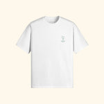 Portraits de Famille Dar Vida The Tee Flor Off White Heavy Cotton Front