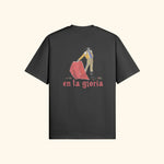 Portraits de Famille Dar Vida The Tee Gloria Midnight Black Heavy Cotton Back