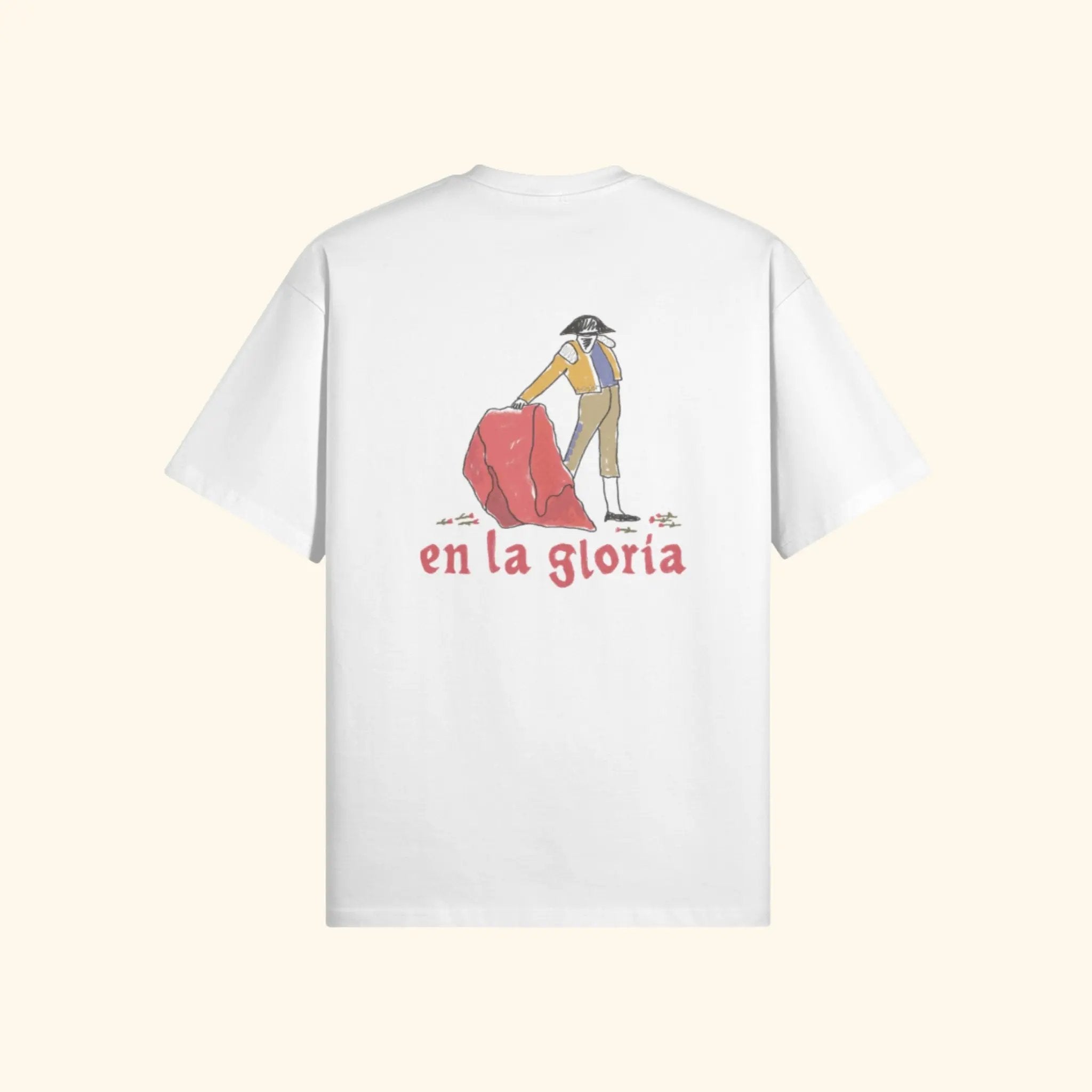 Portraits de Famille Dar Vida The Tee Gloria Off White Heavy Cotton Back