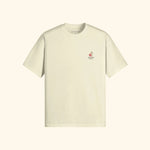 Portraits de Famille Dar Vida The Tee Gloria Pastel Cream Heavy Cotton Front