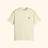 Portraits de Famille Dar Vida The Tee Gloria Pastel Cream Heavy Cotton Front