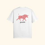 Portraits de Famille Dar Vida The Tee Pasión Off White Heavy Cotton Back