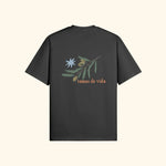 Portraits de Famille Dar Vida The Tee Ramas De Vida Midnight Black Heavy Cotton Back