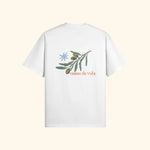 Portraits de Famille Dar Vida The Tee Ramas De Vida Off White Heavy Cotton Back