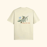 Portraits de Famille Dar Vida The Tee Ramas De Vida Pastel Cream Heavy Cotton Back