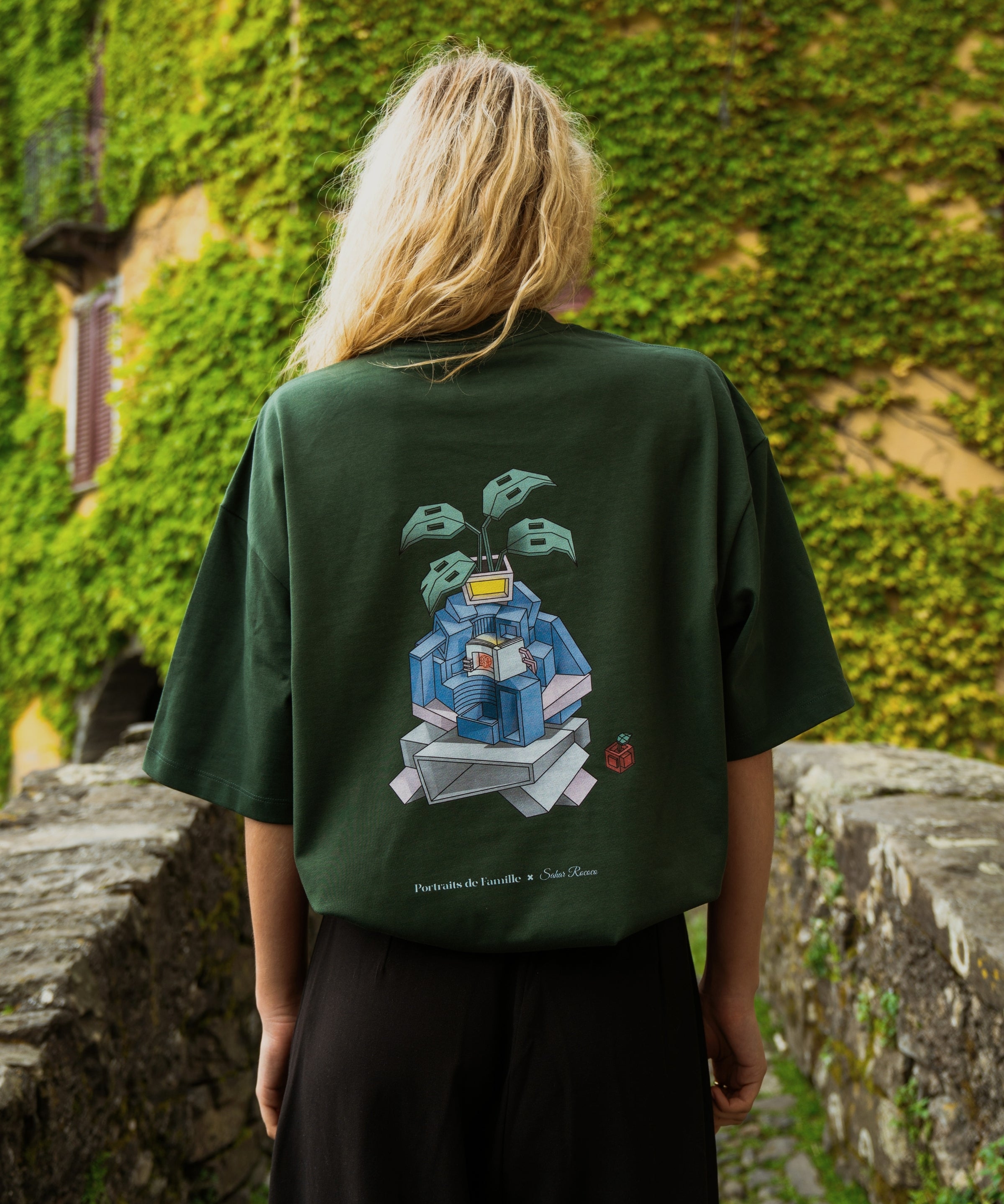 Portraits de Famille Echoes Blooming Tee Back