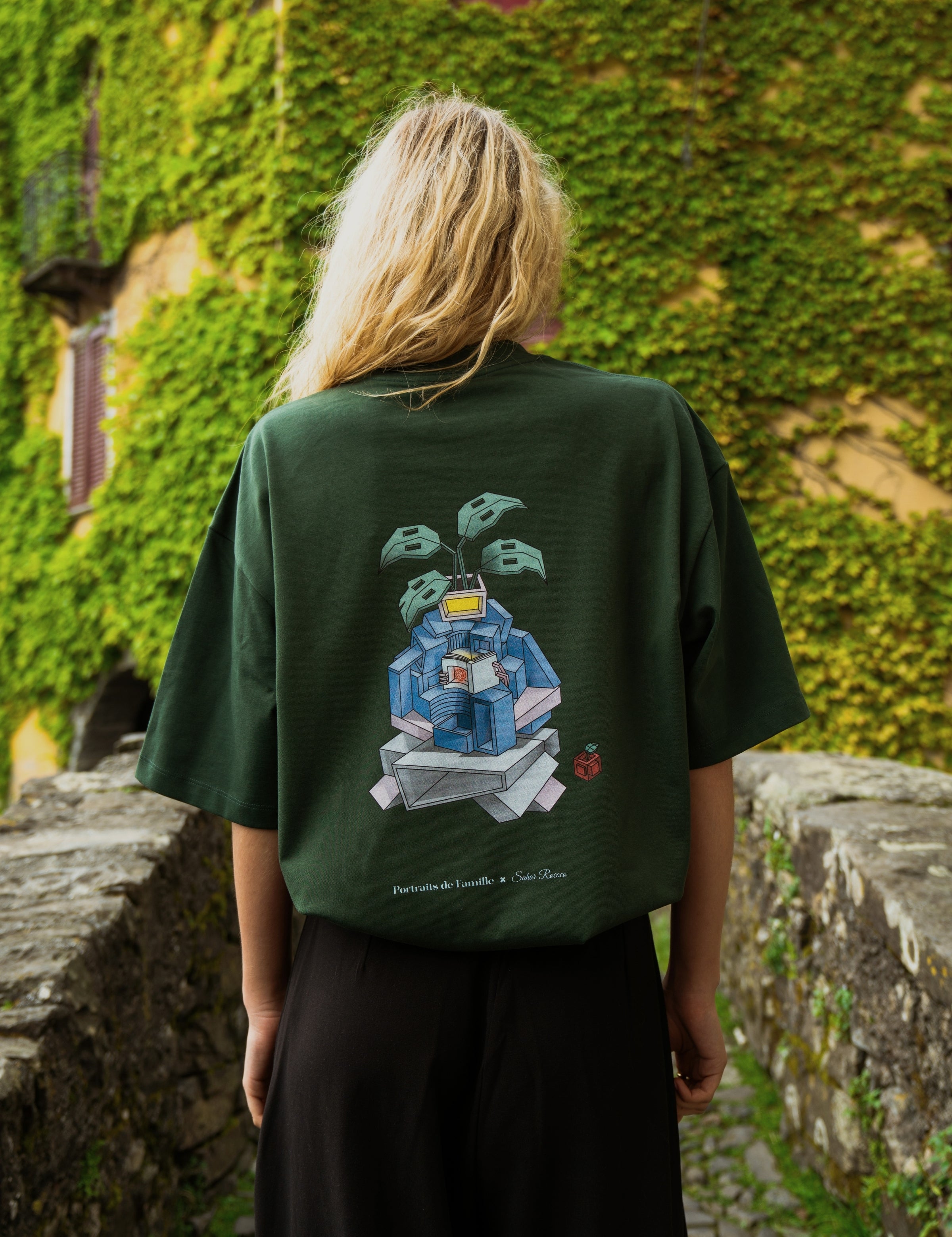 Portraits de Famille Echoes Blooming Tee Back