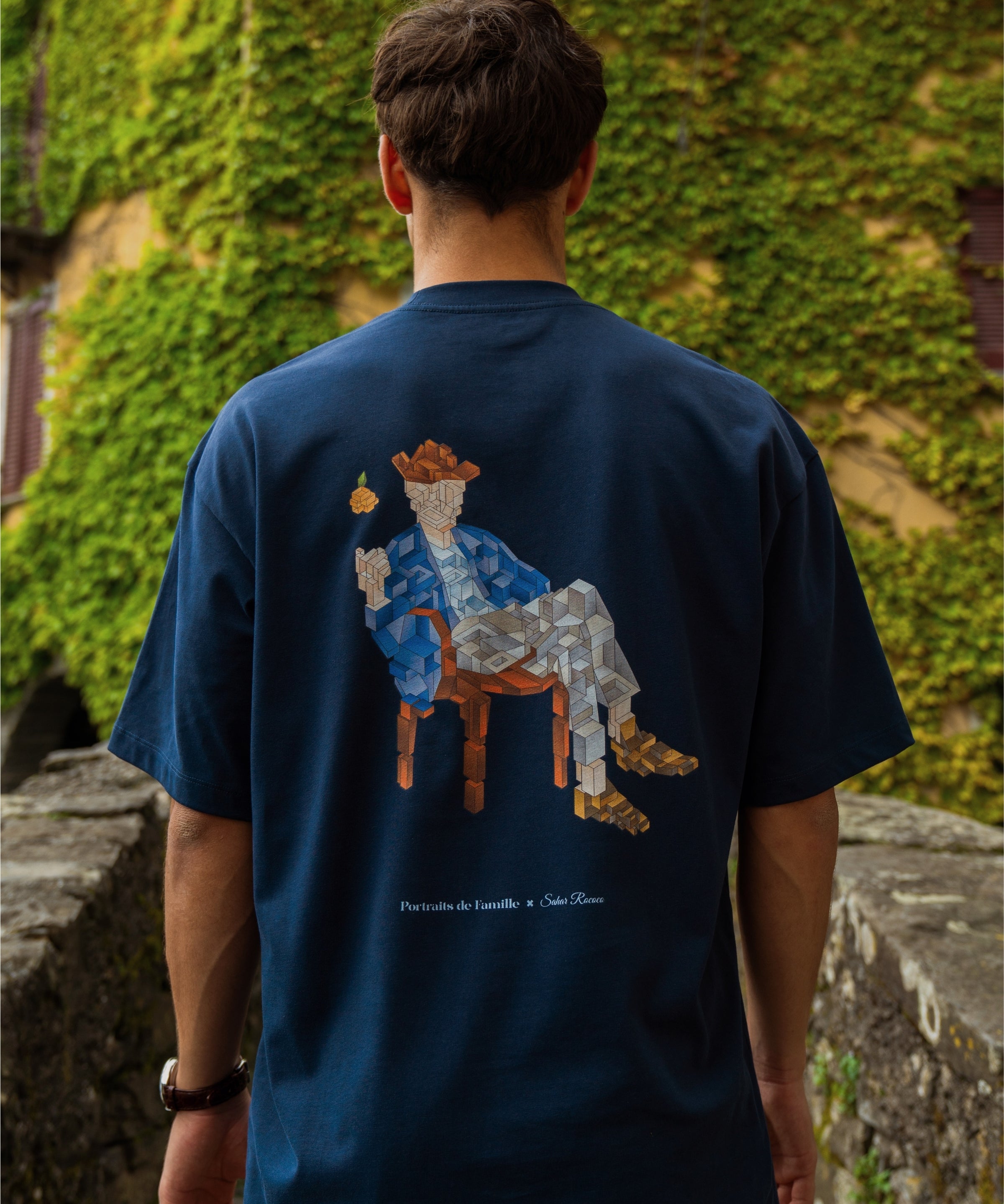 Portraits de Famille Echoes Catch Tee Back