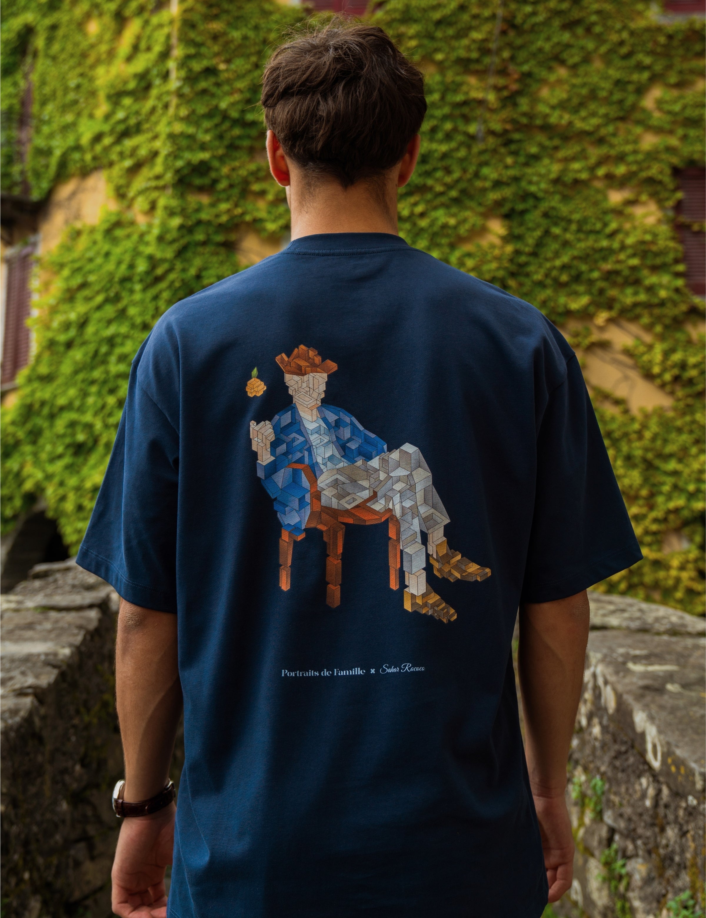Portraits de Famille Echoes Catch Tee Back