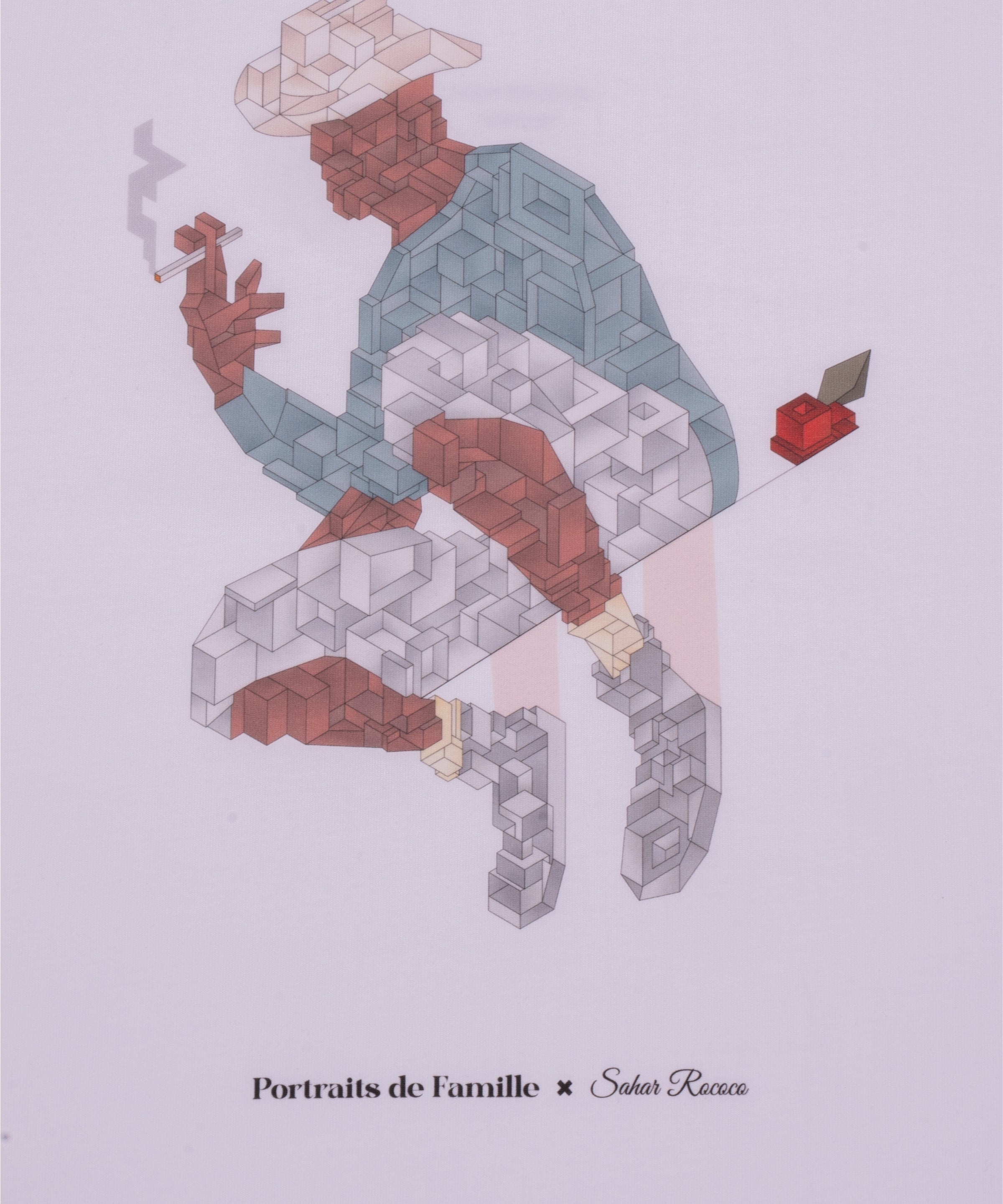 Portraits de Famille Echoes Fly Away Details Black