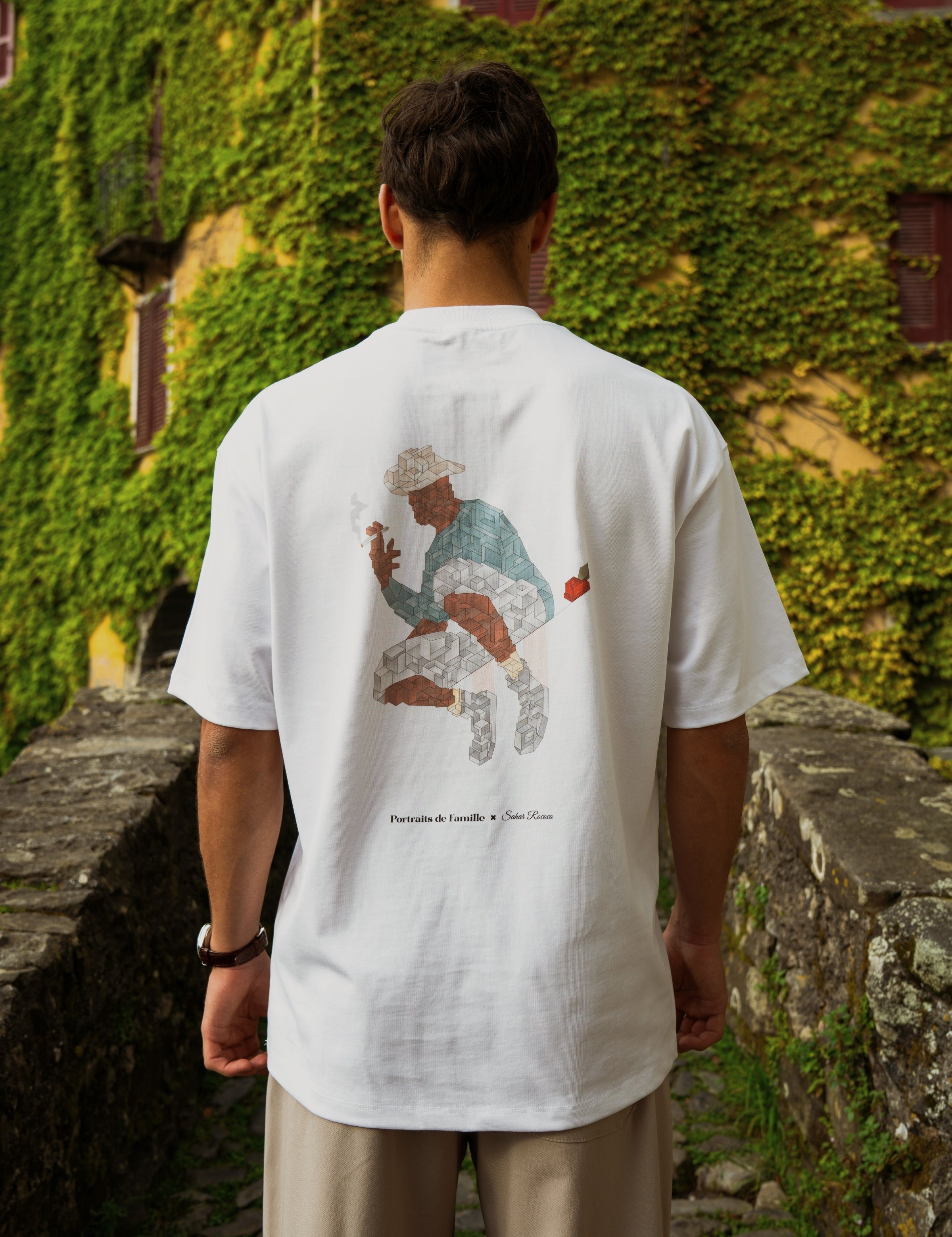 Portraits de Famille Echoes Fly Away Tee Back