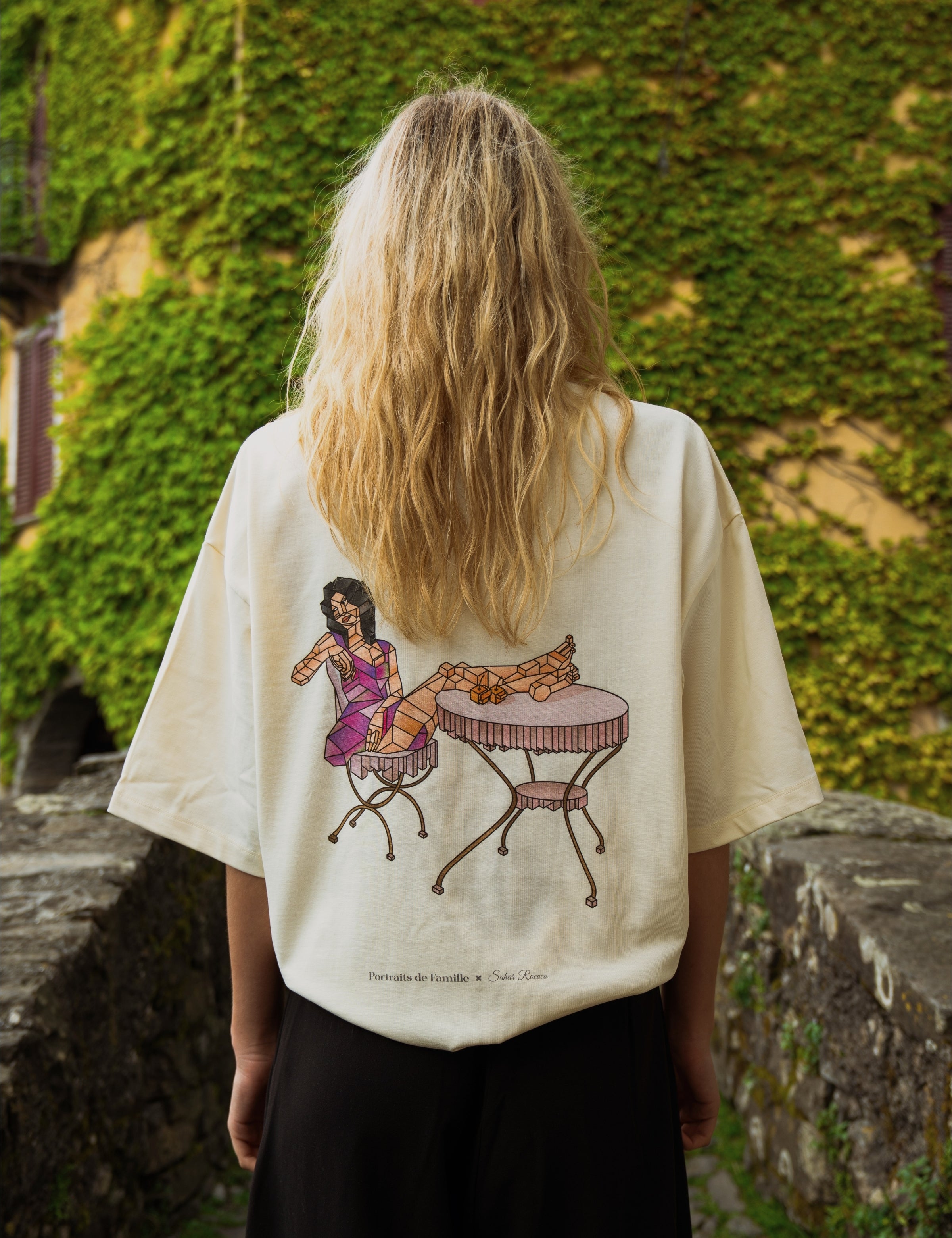 Portraits de Famille Echoes Orchard Tee Back