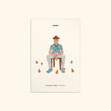 Portraits de Famille Echoes The Postcard Falling Matte Paper Front