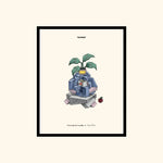 Portraits de Famille Echoes The Print Blooming High Quality Unframed Giclee Paper Type Hahnemuehle Pearl Paper