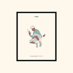 Portraits de Famille Echoes The Print Fly Away High Quality Unframed Giclee Paper Type Hahnemuehle Pearl Paper