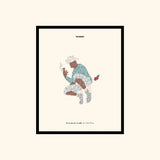 Portraits de Famille Echoes The Print Fly Away High Quality Unframed Giclee Paper Type Hahnemuehle Pearl Paper