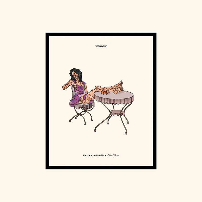 Portraits de Famille Echoes The Print Orchard High Quality Unframed Giclee Paper Type Hahnemuehle Pearl Paper