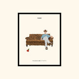 Portraits de Famille Echoes The Print Waiting Room High Quality Unframed Giclee Paper Type Hahnemuehle Pearl Paper