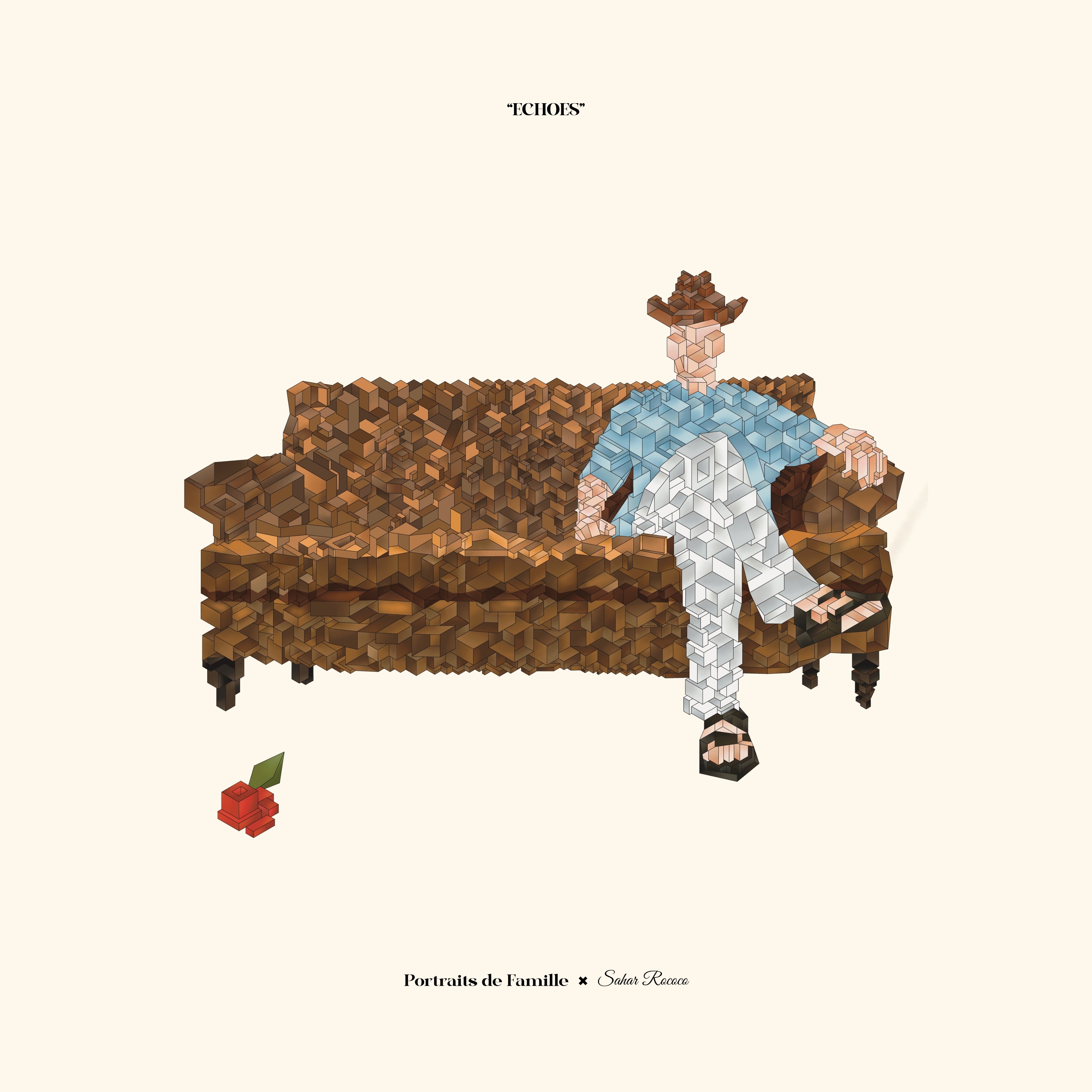 Portraits de Famille Echoes Waiting Room Piece