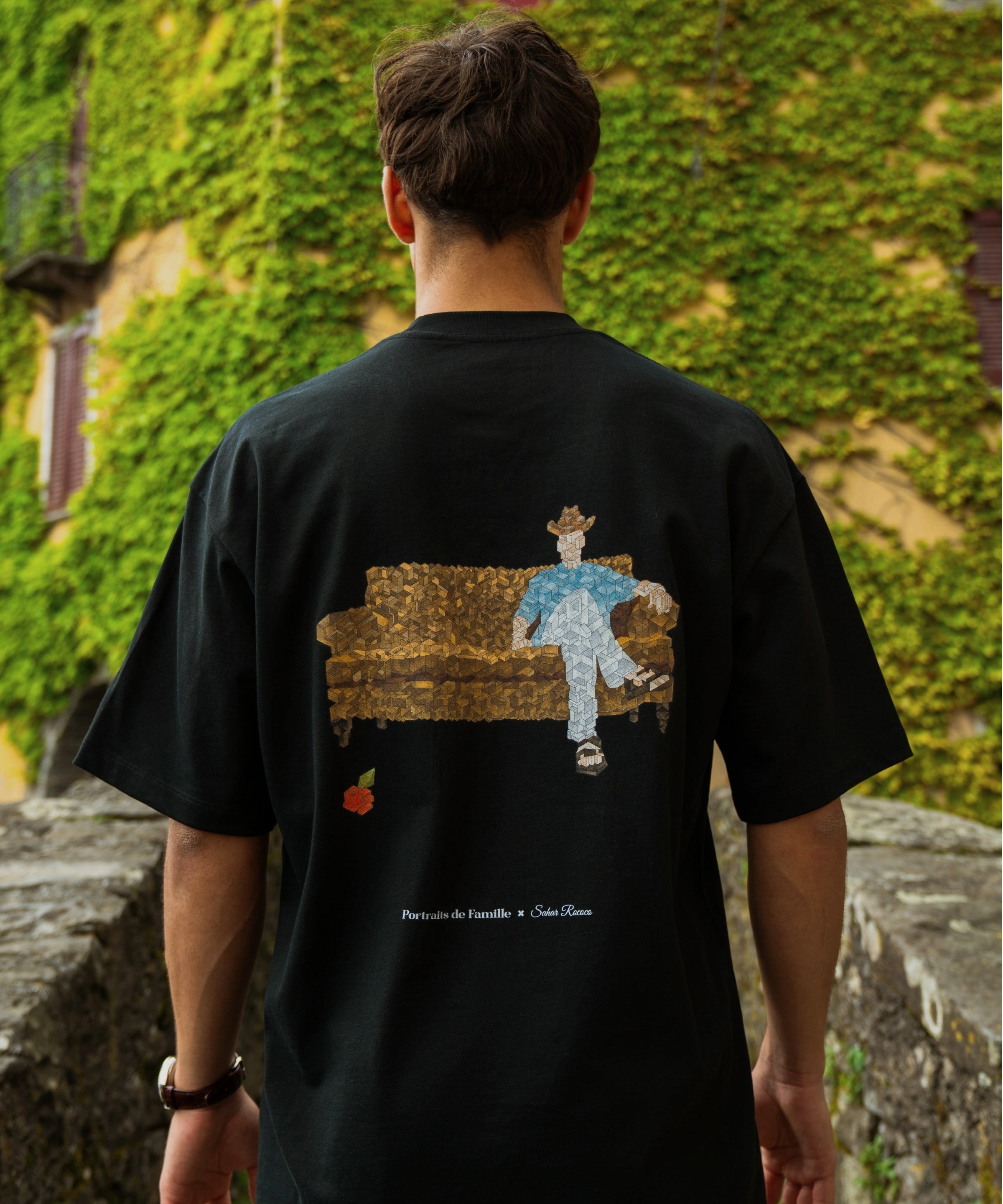 Portraits de Famille Echoes Waiting Room Tee Back