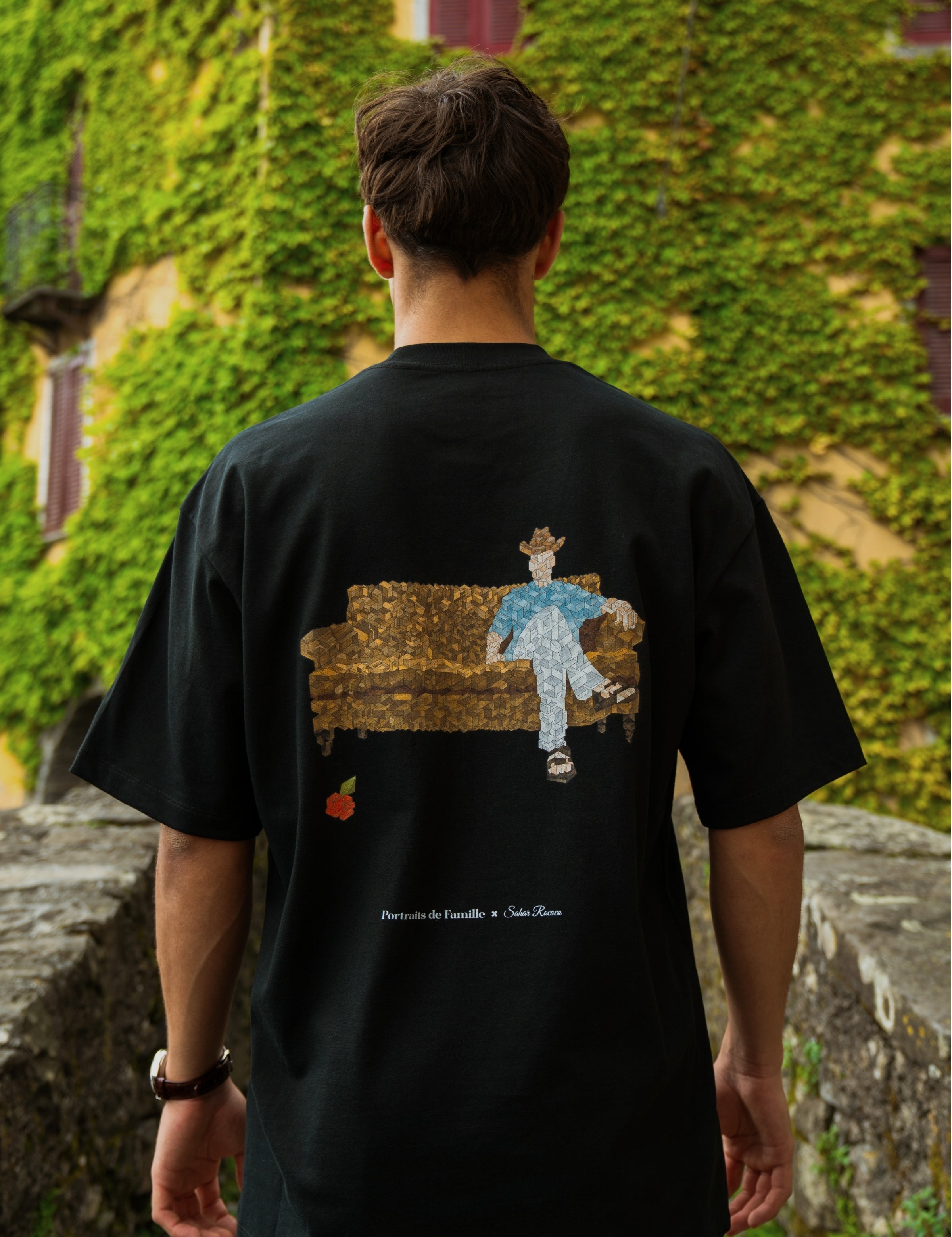 Portraits de Famille Echoes Waiting Room Tee Back