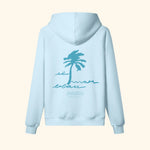 Portraits de Famille El Mar Blau The Hoodie El Mar Blau Azure Whisper Heavy Cotton Back