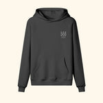 Portraits de Famille El Mar Blau The Hoodie Endless July Midnight Black Heavy Cotton Front