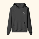 Portraits de Famille El Mar Blau The Hoodie Endless July Midnight Black Heavy Cotton Front