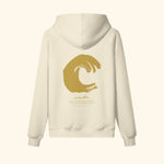 Portraits de Famille El Mar Blau The Hoodie Mucho Flow Pastel Beige Heavy Cotton Back