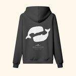 Portraits de Famille El Mar Blau The Hoodie Ocean Lovers Midnight Black Heavy Cotton Back