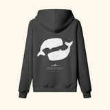 Portraits de Famille El Mar Blau The Hoodie Ocean Lovers Midnight Black Heavy Cotton Back