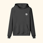 Portraits de Famille El Mar Blau The Hoodie Ocean Lovers Midnight Black Heavy Cotton Front
