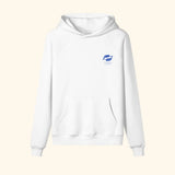 Portraits de Famille El Mar Blau The Hoodie Ocean Lovers Off White Heavy Cotton Front