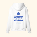 Portraits de Famille El Mar Blau The Hoodie Saudade Off White Heavy Cotton Back