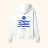 Portraits de Famille El Mar Blau The Hoodie Saudade Off White Heavy Cotton Back